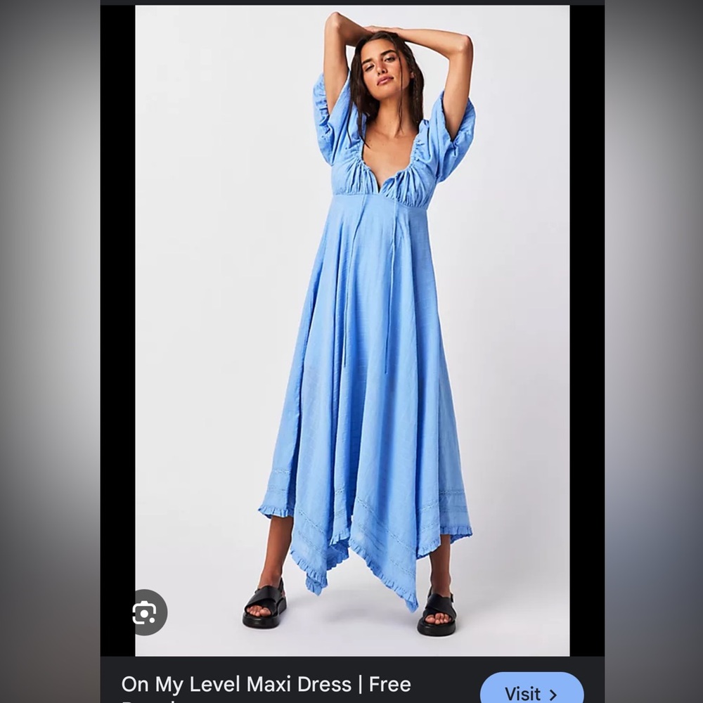 ISO in search of free people on my level dress xs blue and purple
